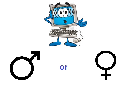computers male female