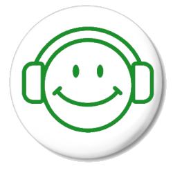 sign white headset